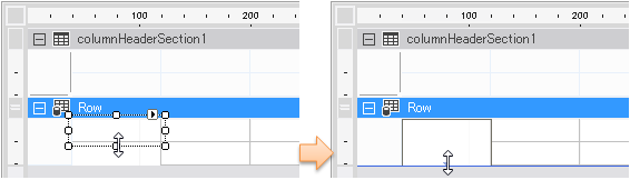 Resizing Cells