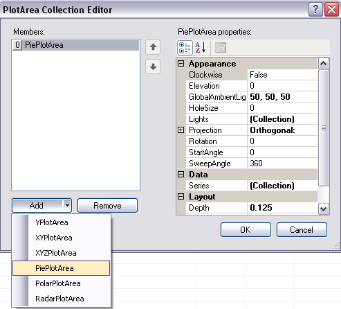 Plot Area Collection Editor