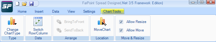 Spread Designer Insert Menu