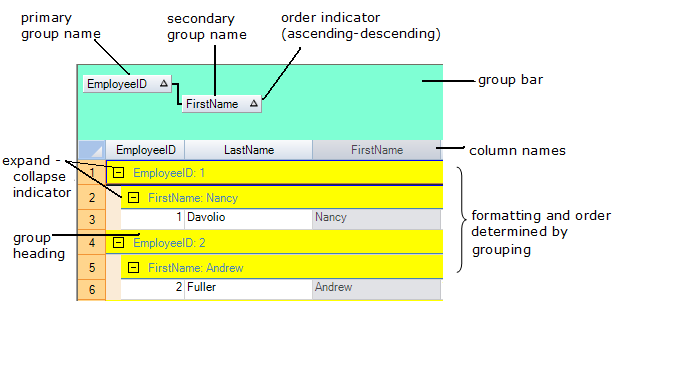 grouping terminology