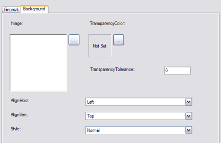 Spread Designer Cell Type Dialog Background Tab