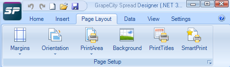 Page Layout Menu