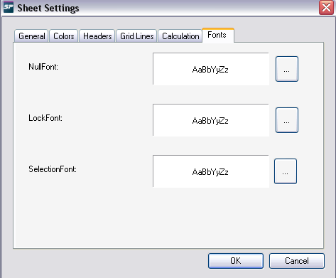 Spread Designer Sheet Settings Dialog Grid Lines Tab