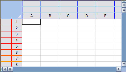 Example of Spread with Custom Header Grid Lines