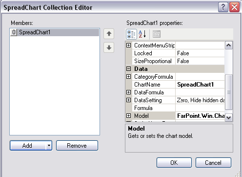 SpreadChart Collection Editor