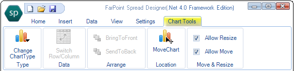 Spread Designer Insert Menu