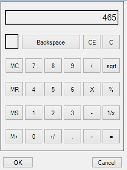 Pop-up Calculator