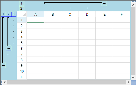 Outline (Range Group) of Rows and Columns