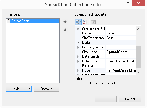 SpreadChart Collection Editor