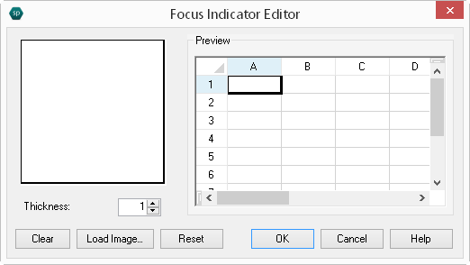 Focus Indicator Editor