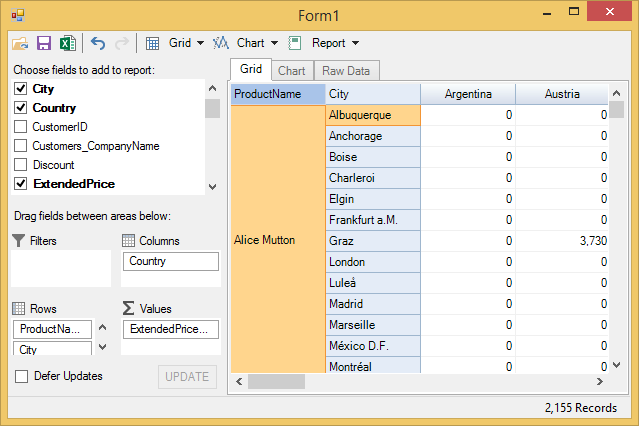 persisting current view as the new default