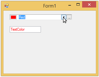 Final Output of C1ColorPicker