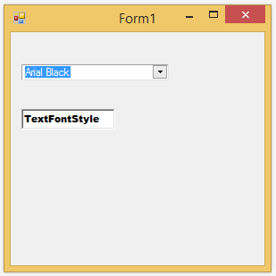 Final Output of C1FontPicker