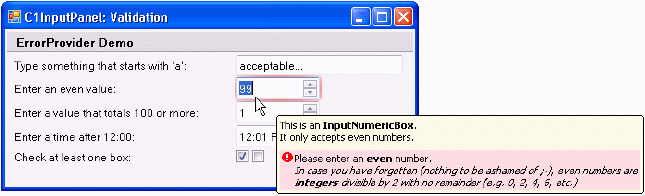 Description: C:\MyFiles\D2H2008Projects\WinForms\WinForms_C1InputPanel\Documents\Graphics\ErrorProviderExample.png