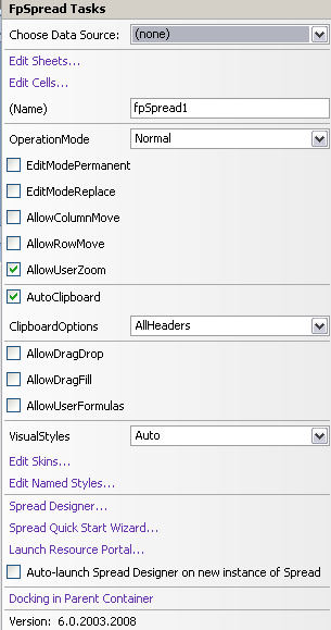 SmartTags drop-down