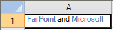 Hyperlink Cell with Multiple Links