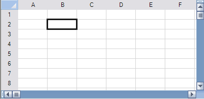 Headers with no grid lines