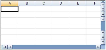 Spread with no row headers