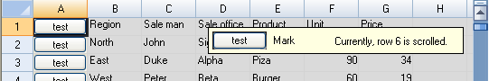 Scroll Bar Tip Example