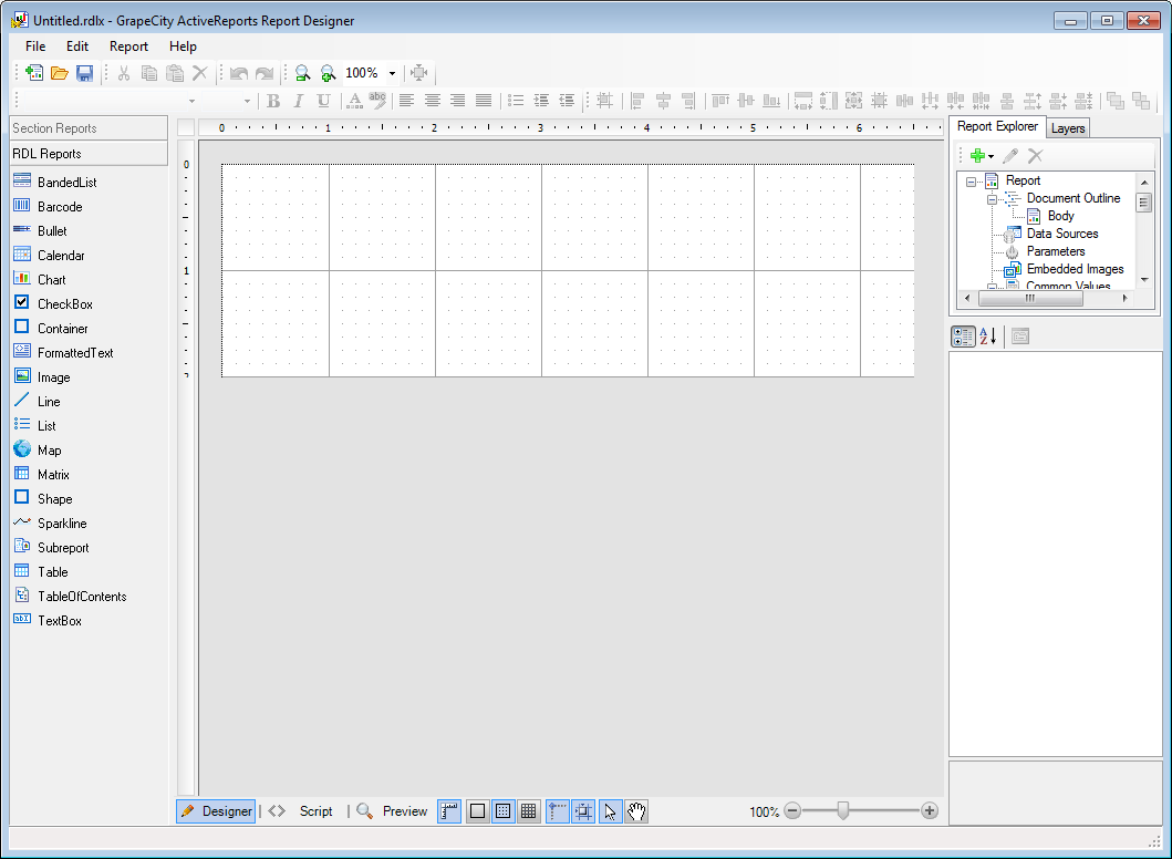 ActiveReports Designer