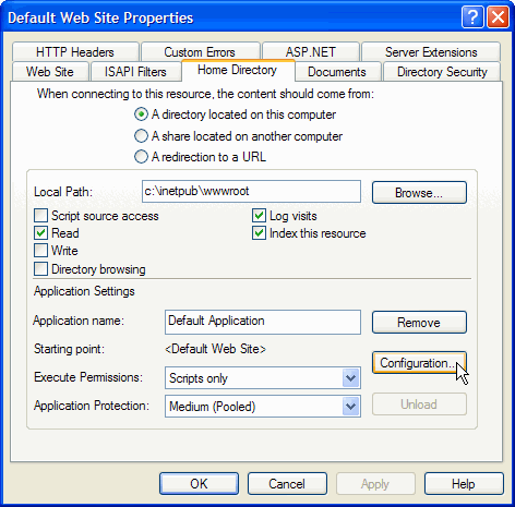 Manually Configuring Web Samples