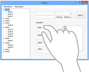 TouchToolKit for WinForms Quick Start