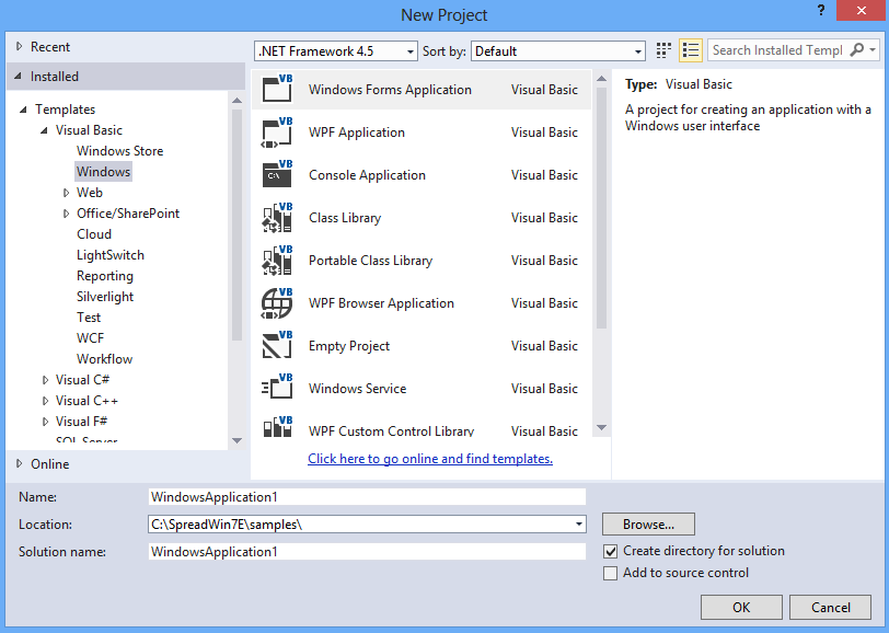 Adding a Component to a Visual Studio 2013 Project